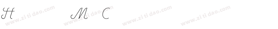 Henry McCarty字体转换